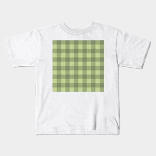 Geometric Checkered Pattern Kids T-Shirt